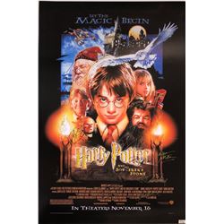 Harry Potter Philosopher Stone Signed Poster