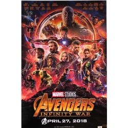 Avnegers Infinity War Chris Evans Signed Poster