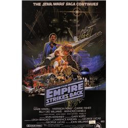 Star Wars Empire Strikes Back Signed Poster