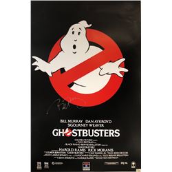 Ghostbusters Bill Murray Signed Poster