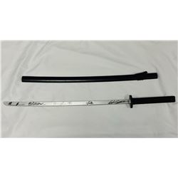 Deadpool Ryan Reynolds Signd Sword