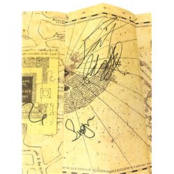 Harry Potter Daniel Emma Signd Map