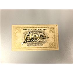 Harry Potter Rupert Grint Signed Ttrain Ticket