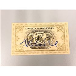 Harry Potter JK Rowling Signed Ttrain Ticket
