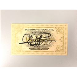 Harry Potter Oliver Phelps Signed Ttrain Ticket