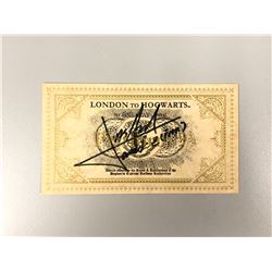 Harry Potter James Phelps Signed Ttrain Ticket