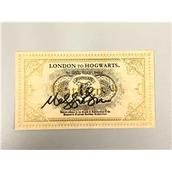 Harry Potter Maggie Smith Signed Ttrain Ticket
