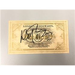 Harry Potter Ralph Fiennes Signed Ttrain Ticket