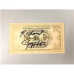 Harry Potter Richard Griffiths Signed Ttrain Ticket