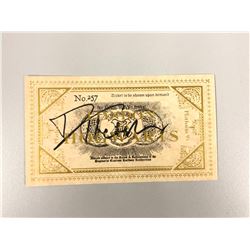 Harry Potter David Thealis Signed Ttrain Ticket