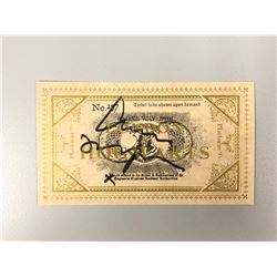 Harry Potter Emma Thompson Signed Ttrain Ticket
