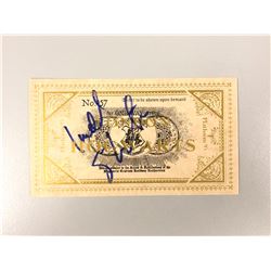 Harry Potter Imelda Stauton Signed Ttrain Ticket