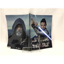 Star Wars Last Jedi Signed Picture Book