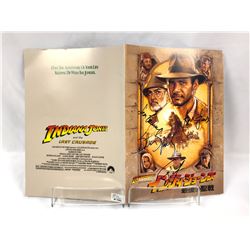 Indiana Jones Last Crusade Signed Picture Book