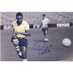 Pele Signed Photo