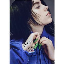 Billie Eilish Signed Photo