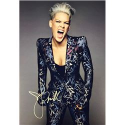 Pink Signed Photo