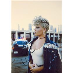 Pink Signed Photo