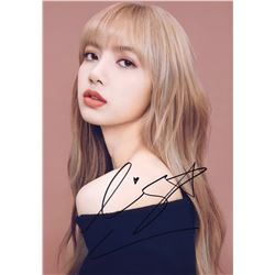 Blackpink Lisa Signed Photo