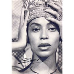 Beyonce Signed Photo