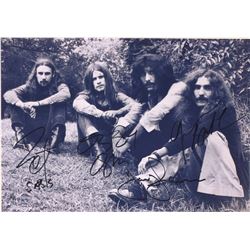 Black Sabath Ozzy Signed Photo
