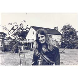 Black Sabath Ozzy Signed Photo
