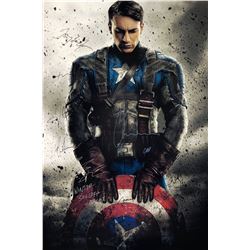 Signed Captain America The First Avenger Poster