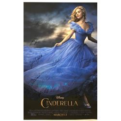 Signed Cinderella Lilly James Poster