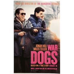 Signed War Dogs Jonah Hill Miles Teller Poster