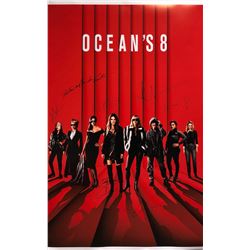 Signed Oceans 8 Anne Hathaway Poster