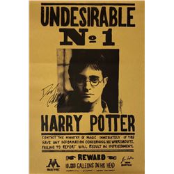 Signed Harry Potter Daniel Radcliffe Poster