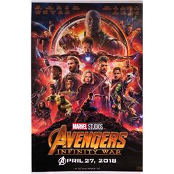 Signed Avengers Infinity War Poster