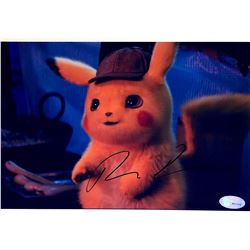 Signed Pokemon Detective Pikachu Ryan Reynolds Photo