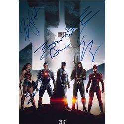 Justice League Gal Gadot Henry Cavill SIGNED Autographed Photo
