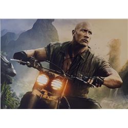 Jumanji Dwayne Johnson SIGNED Autographed Photo
