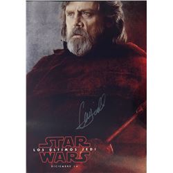 The Last Jedi Mark Hamill Autographed Signed Photo