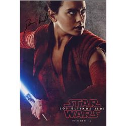 The Last Jedi Daisy Ridley Autographed Signed Photo