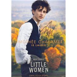 Little Women Timithee Chalamet Autographed Signed Photo