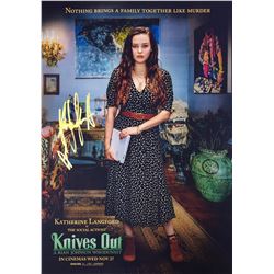 Knives Out Katherine Langford Autographed Signed Photo