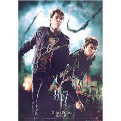 Oliver Phelps James Phelps Deathly Hallows 2 Photo Signed