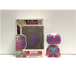 Avengers Vision Paul Bettany Funko Pop Autographed Signed