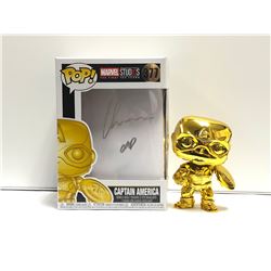 Marvel Studios Captain America Chris Evans Funko Pop Autographed Signed