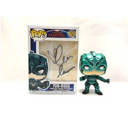 Captain Marvel Yon-Rogg Brie Larson Jude Law Funko Pop Autographed Signed