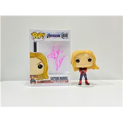 Marvel Avengers Captain Marvel Brie Larson Funko Pop Autographed Signed