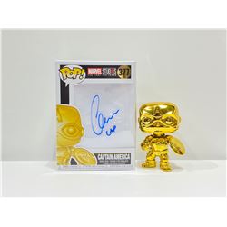 Marvel Avengers Captain America Chris Evans Funko Pop Autographed Signed