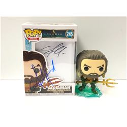 Aquaman Jason Momoa Willem Dafoe Signed Figure