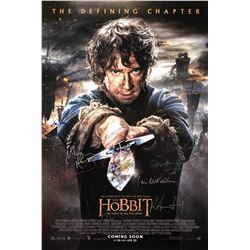 Signed Hobbit Poster Ian McKellen Martin Freeman