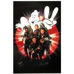 Signed Ghostbuster Poster Bill Murray Dan Aykroyd