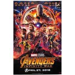Signed Avengers Infinity War Poster Chris Evans