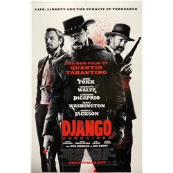 Signed Django Poster Leonardo De Caprio